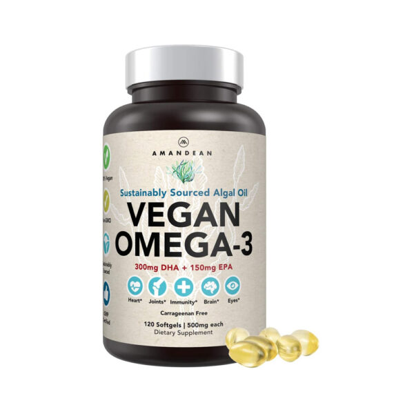 Amandean Vegan Omega 3 Supplement.