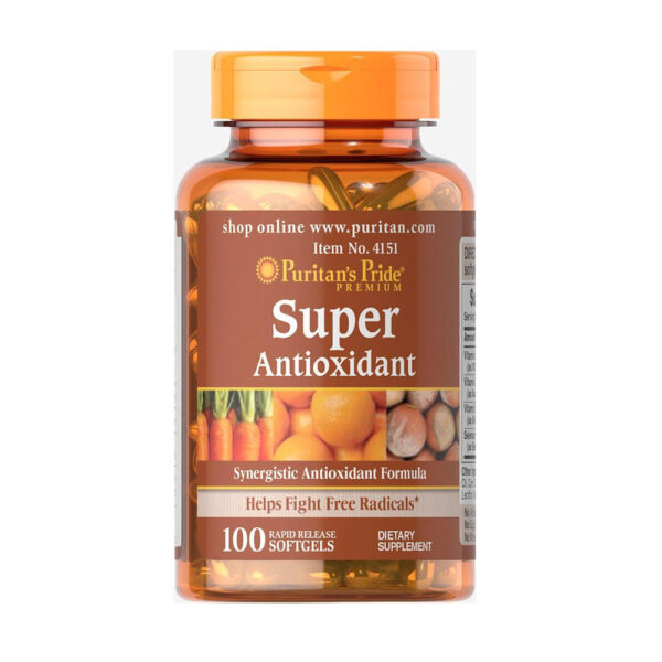 Puritan's Pride Formula, Softgels by Super Antioxidant (Pack of 1)