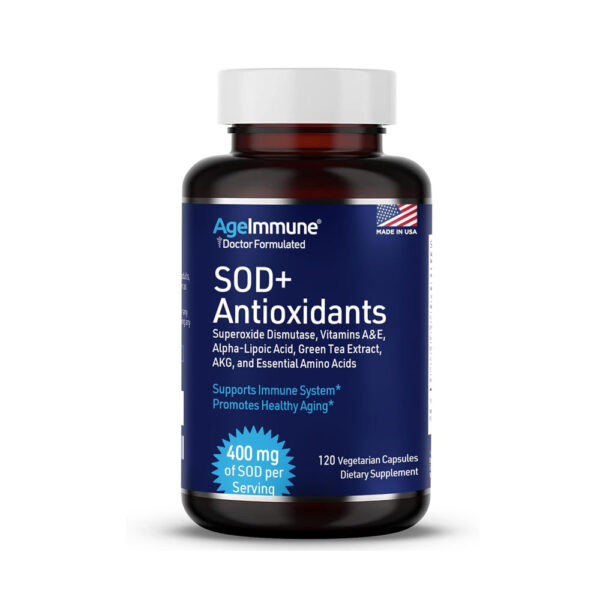SOD Antioxidants Complex Healthy Aging Supplement