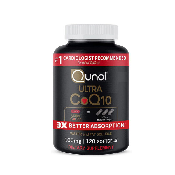 Qunol CoQ10 100mg Softgels, Antioxidant for Heart Health & Energy Production