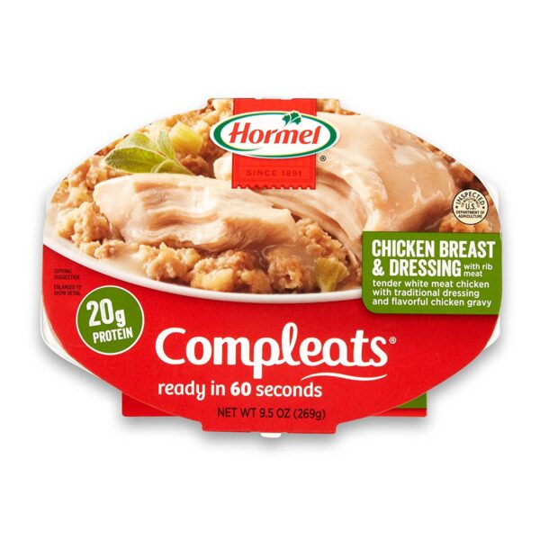 HORMEL COMPLEATS Chicken Breast & Dressing Microwave Tray