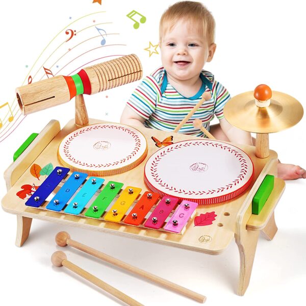 Wingyz Kids Drum Set for Toddlers Baby Music Instruments